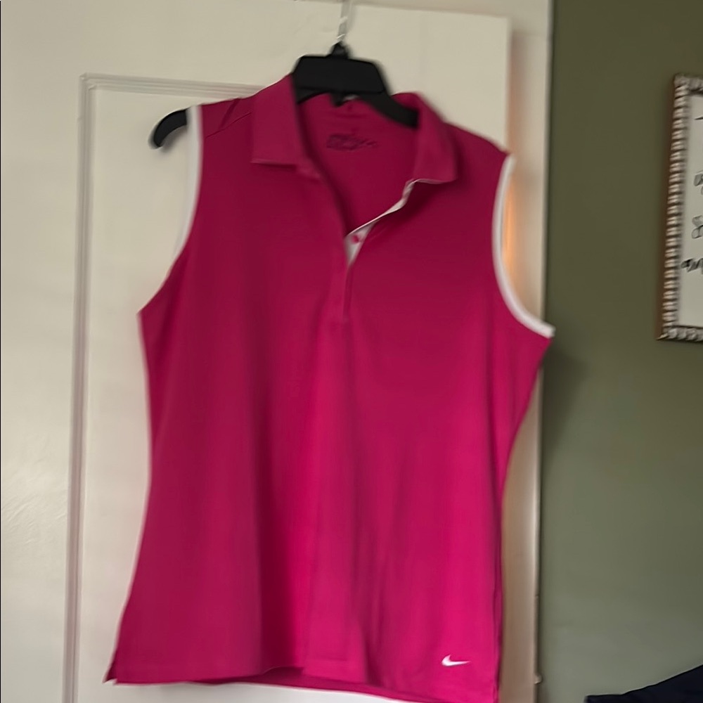 Nike Women's Bright Pink Tank Top